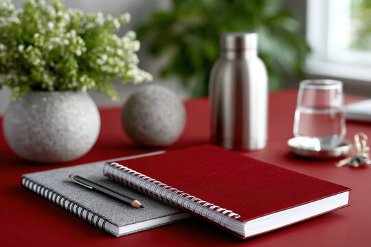 Stylish and eco-conscious workspace promoting productivity and well-being