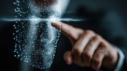 AI-powered smart digital identity verification system for online security, authentication, and privacy protection