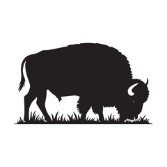 Stylized black and white illustration of a badger emerging from its burrow