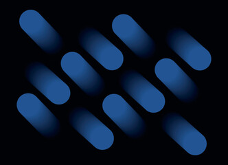 Colorful 3D Tablets and Capsules with Bacteria and Healthcare Elements – Blue and Green Medication Concept for Pharmacy, Macro Medical Object, Pharmaceutical Clip Art for Health and Business Use