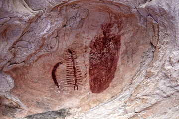 Seven Mile Canyon Petroglyphs, Utah USA