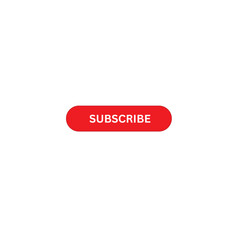Subscribe button vector for social media design