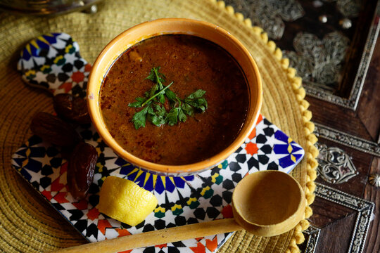 Paris, France. Delicious traditional Moroccan food