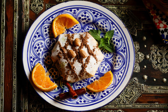 Paris, France. Delicious traditional Moroccan food
