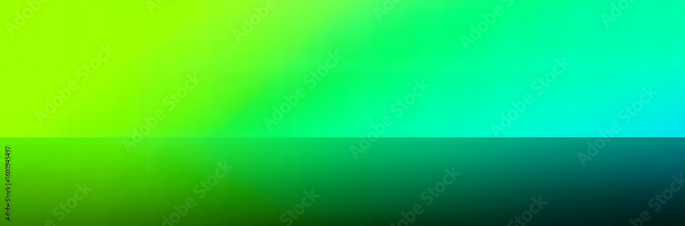 Poster green light color gradient background with shades of emerald, lime, and mint creating a vibrant and 