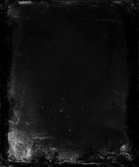 Black grunge background, old film effect, obsolete dirty texture