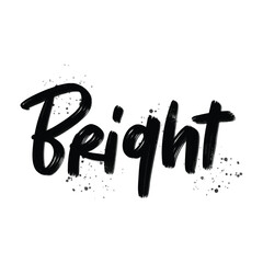 Bright ink brush lettering. Thank you modern phrase handwritten vector calligraphy isolated on white background.