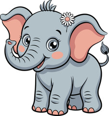 elephant cartoon illustration