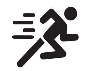 man running icon
