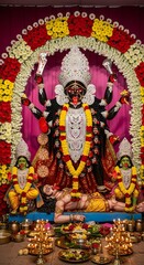Kali puja festival india hindu goddess deity worship celebration hinduism tradition culture bengal