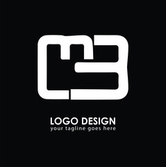 MB MB Logo Design, Creative Minimal Letter MB MB Monogram