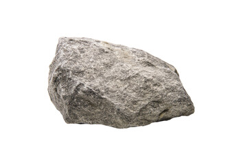 a rock is shown against a white background
