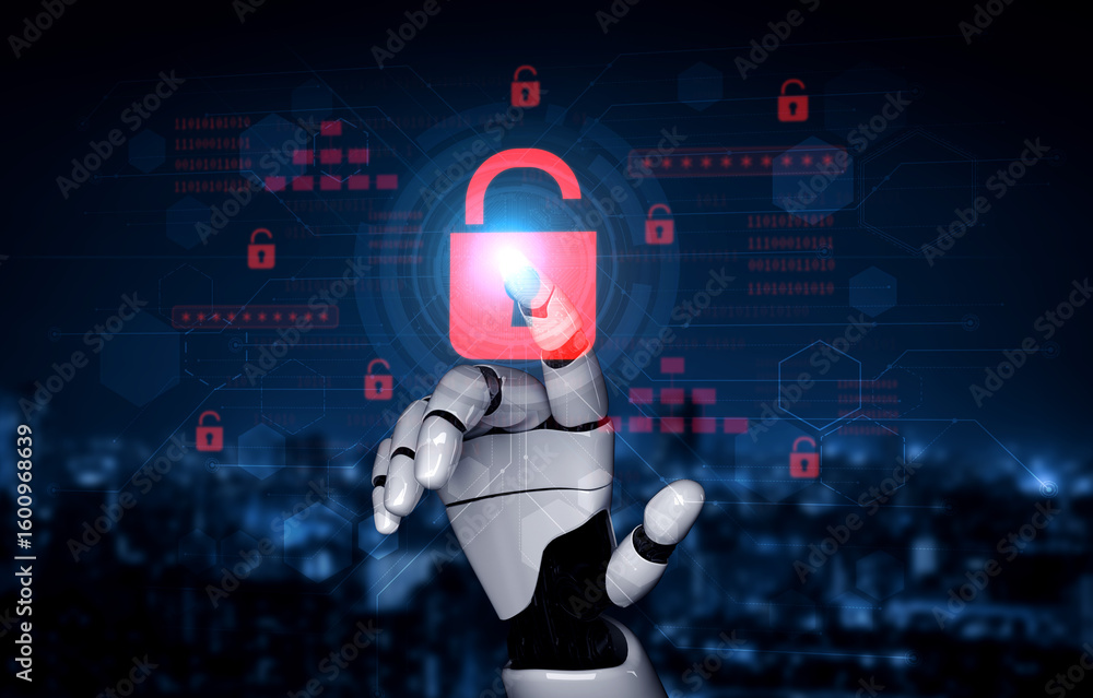Poster ai system identifies potential data vulnerabilities and alerts for breaches, improving proactive cyb