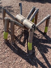 Wooden Spider Climber