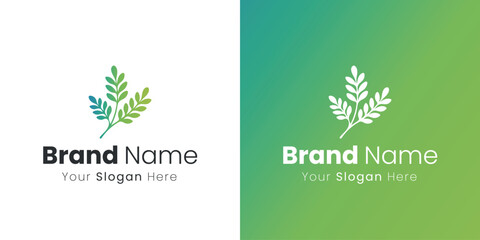 Elegant Wheat Logo Design for a Natural Brand Identity