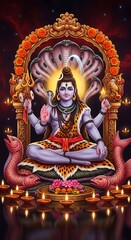 Explore the powerful hanuman statue hindu deity india god religious art and culture photo