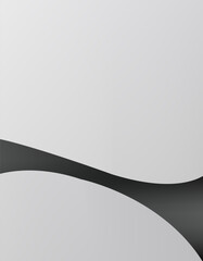 Split steel silver and black gradients colored shadows effects vector technical background