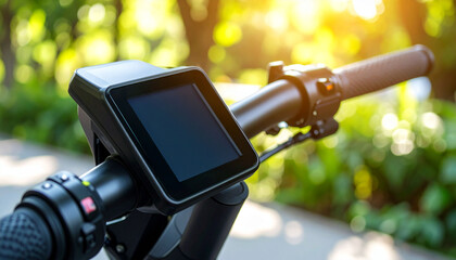 Nawigacja GPS licznik prędkości na kierownicy roweru