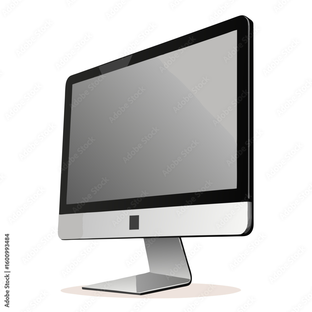 Poster sleek all in one computer with a modern design