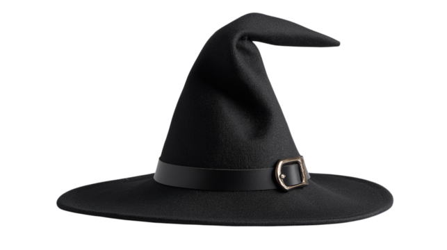 Witch Hat Isolated on Transparent Background
