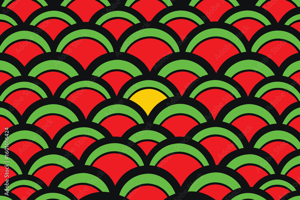 Poster abstract geometric color pattern design