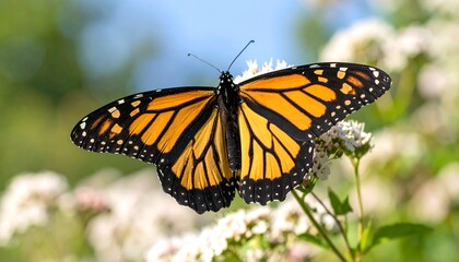 Monarch butterfly on a flower