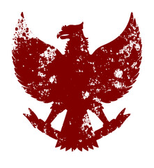 garuda logo in grunge pattern (artwork 1)
