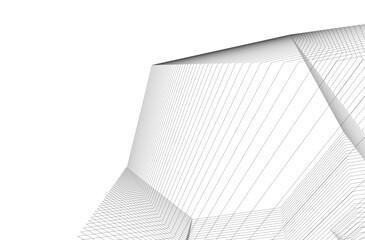 Abstract architectural geometric background