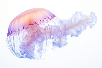 PNG Jellyfish animal invertebrate translucent.