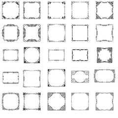 25 Vintage Frames Set!