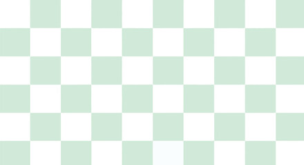 Checkered pattern background in pastel green and white for graphic design projects