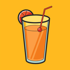 glass of orange juice