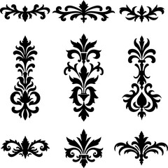 Vintage Ornamental Flourish Vector Set

 