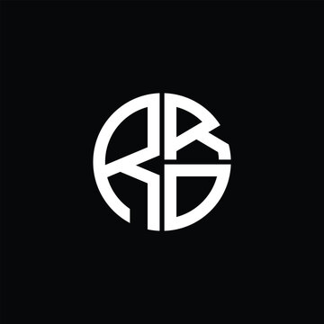 RRO logo RRO icon RRO monogram RRO letter minimalist Circle flat Unique modern abstract logo design.