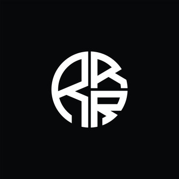 RRR logo RRR icon RRR monogram RRR letter minimalist Circle flat Unique modern abstract logo design.
