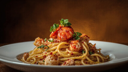 spaghetti with tomato sauce