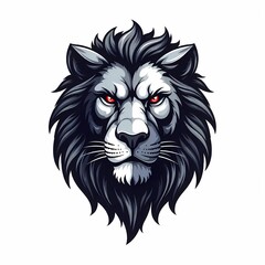 Fototapeta premium head of lion mascot logo