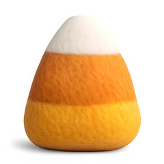 Classic Candy Corn Sweet Treat - Transparent PNG for Halloween & Autumn