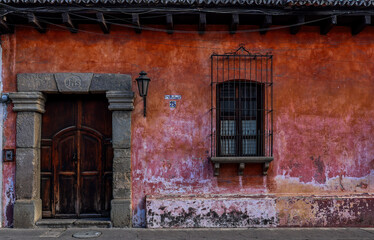 Lifestyle, street, architecture, landscape from guatemala antigua