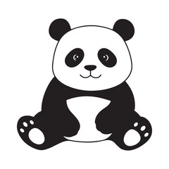 Fototapeta premium panda vector illustration