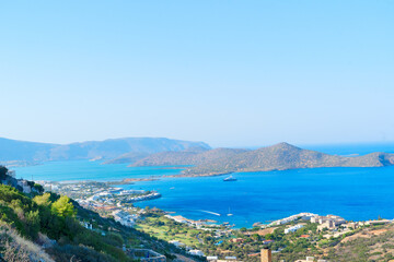 Fototapeta premium Elunda landscape, Crete, Greece