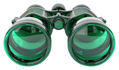 PNG Binoculars green circle shape.