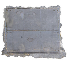 Manhole Cover PNG with Transparent Background

