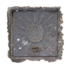 Manhole Cover PNG with Transparent Background

