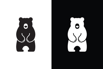 Panda icon isolated vector icon illustration on white background.