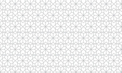 Intricate geometric pattern with repeating lines and shapes