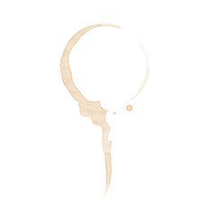 Coffee Stains Set. Vector Cup Rings and Splashes Isolated on White. EPS10