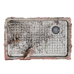 Manhole Cover PNG with Transparent Background

