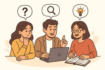 Business handshake vector illustration. Man and woman partners shaking hands. Successful deal, agreement, and contract celebration. Partnership, cooperation, and greeting concept.