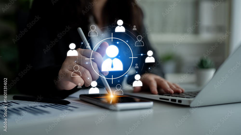 Poster customer targeting helps identify audience. improves strategy target, customer targeting supports se
